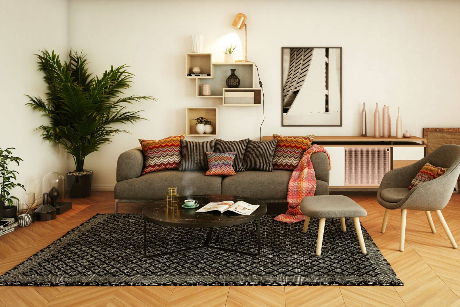 woman taking photo with camera