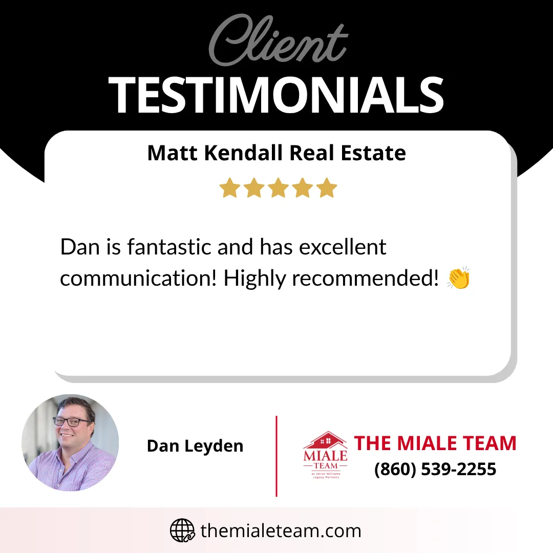 Client review featuring Dan Leyden of The Miale Team