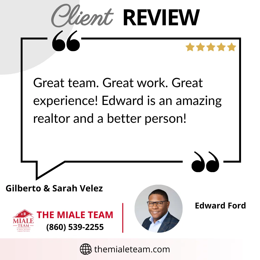 Client review featuring Ed F of The Miale Team
