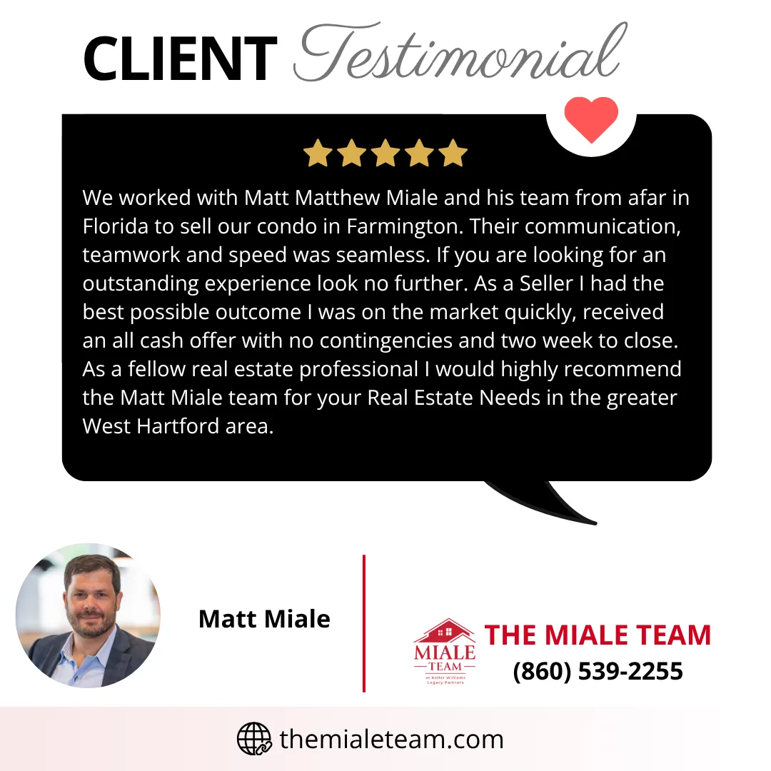 Client review featuring Matt Miale of The Miale Team