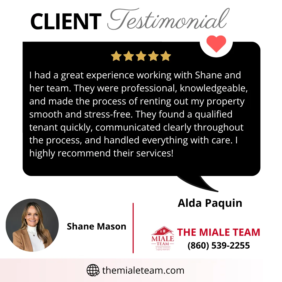 Client review featuring Shane Mason of The Miale Team
