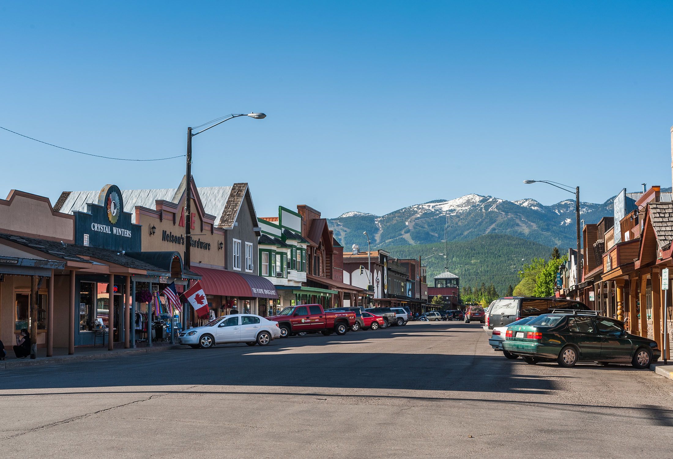 Main Street in Whitefish Montana