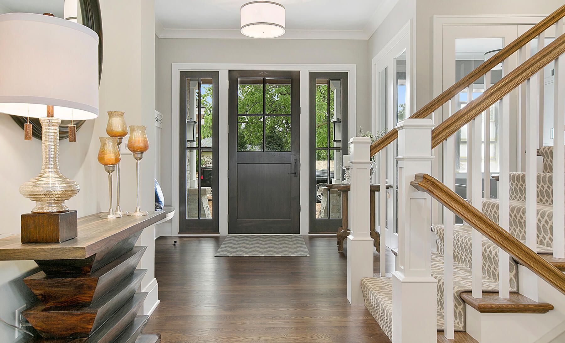 Agent house tour with couple