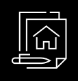Hand holding a house icon representing real estate or home ownership concept