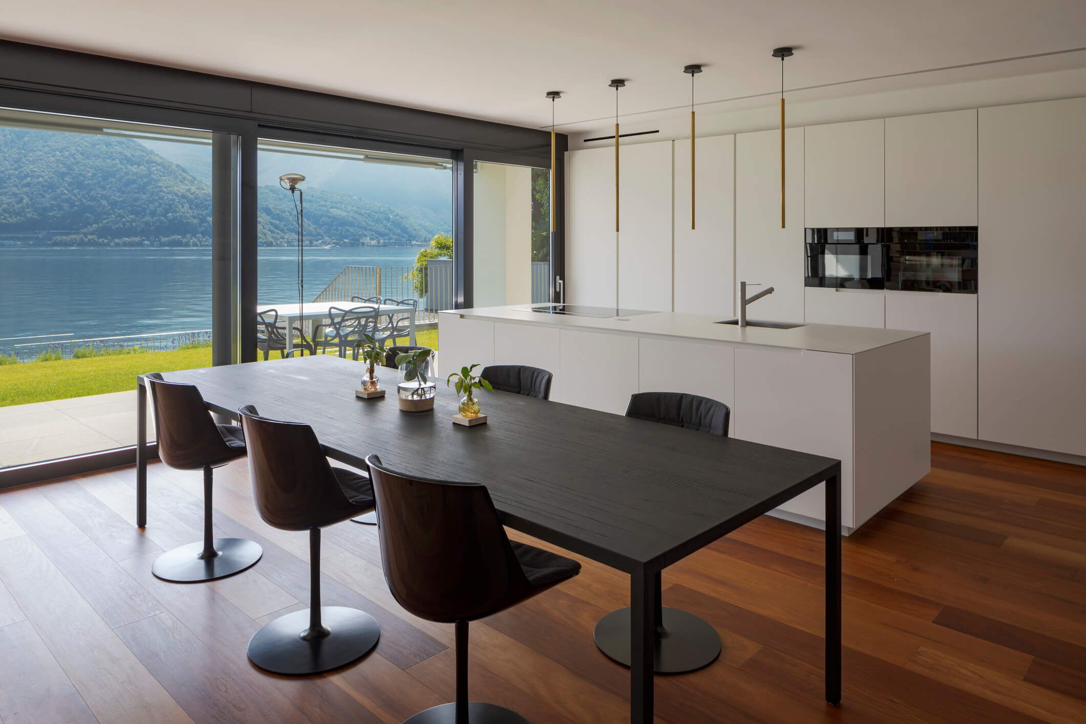 team photo in industrial office