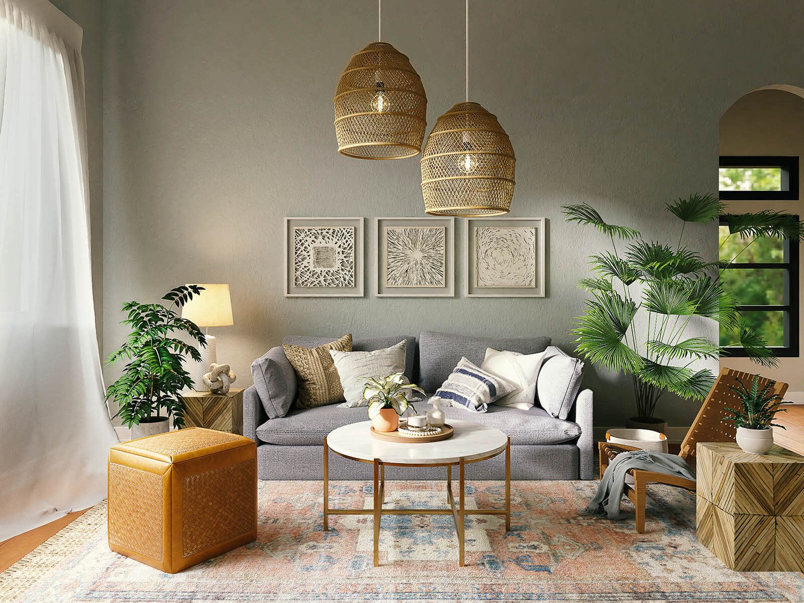 team photo in industrial office