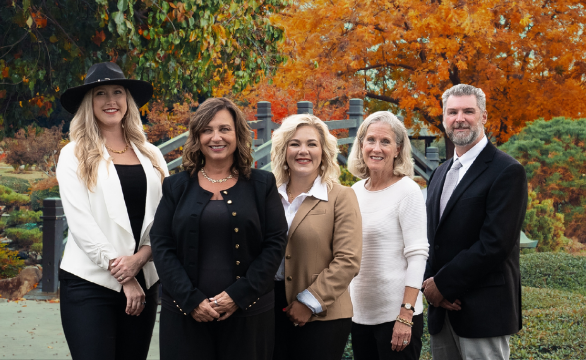 team photo in industrial office