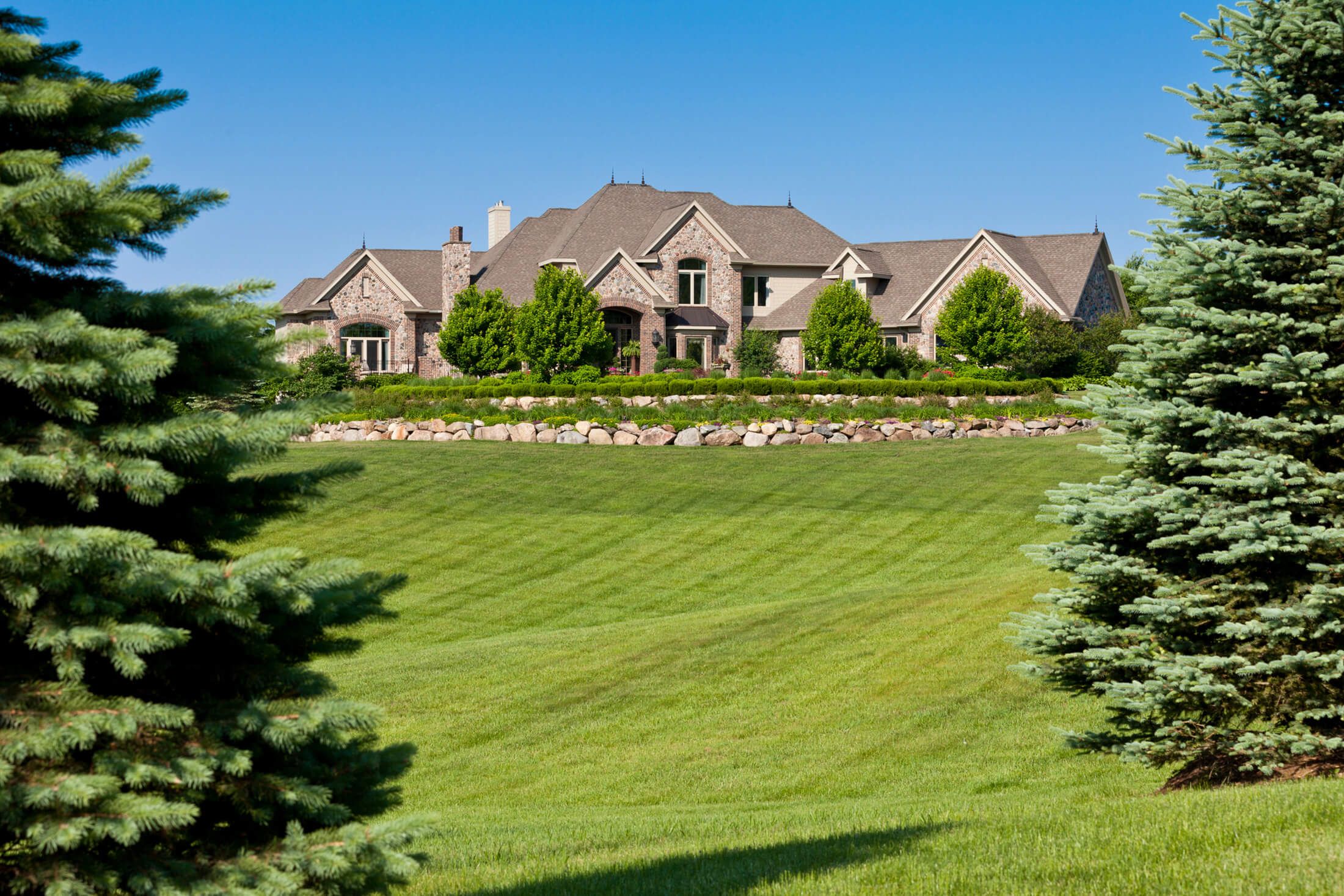 luxury home on golf course