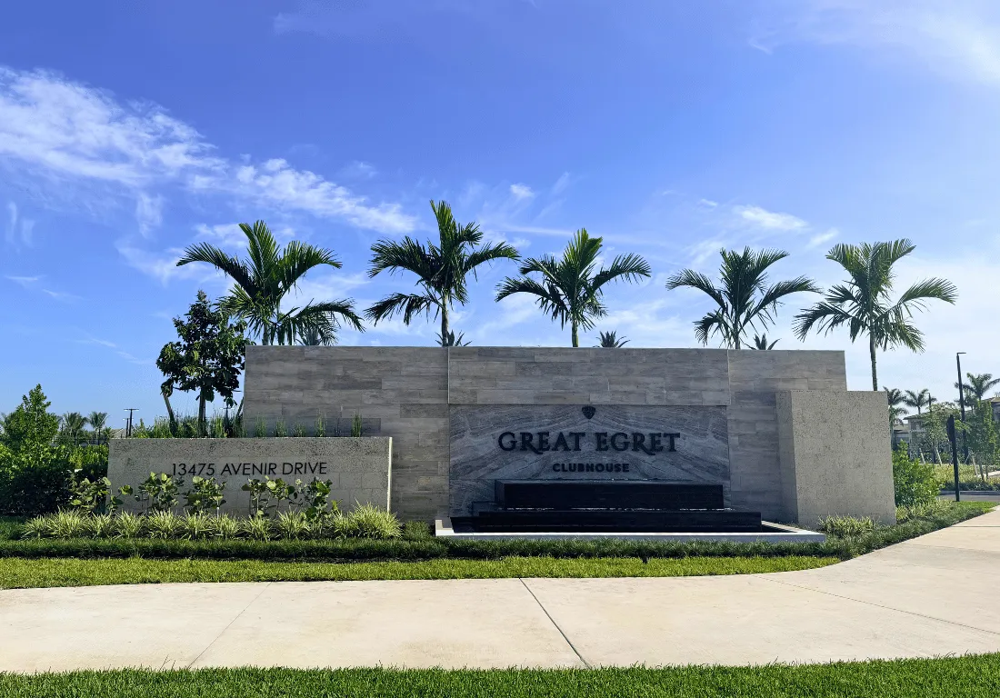 Great Egret Clubhouse at Avenir in Palm Beach Gardens