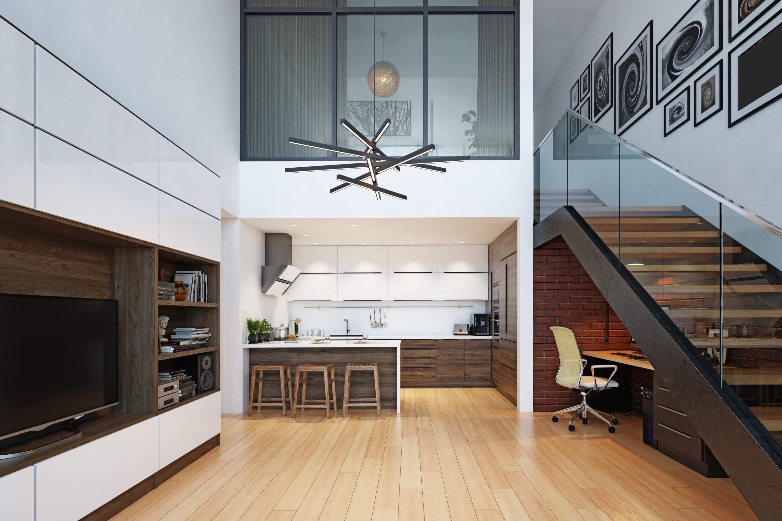 Couple cuddles on couch