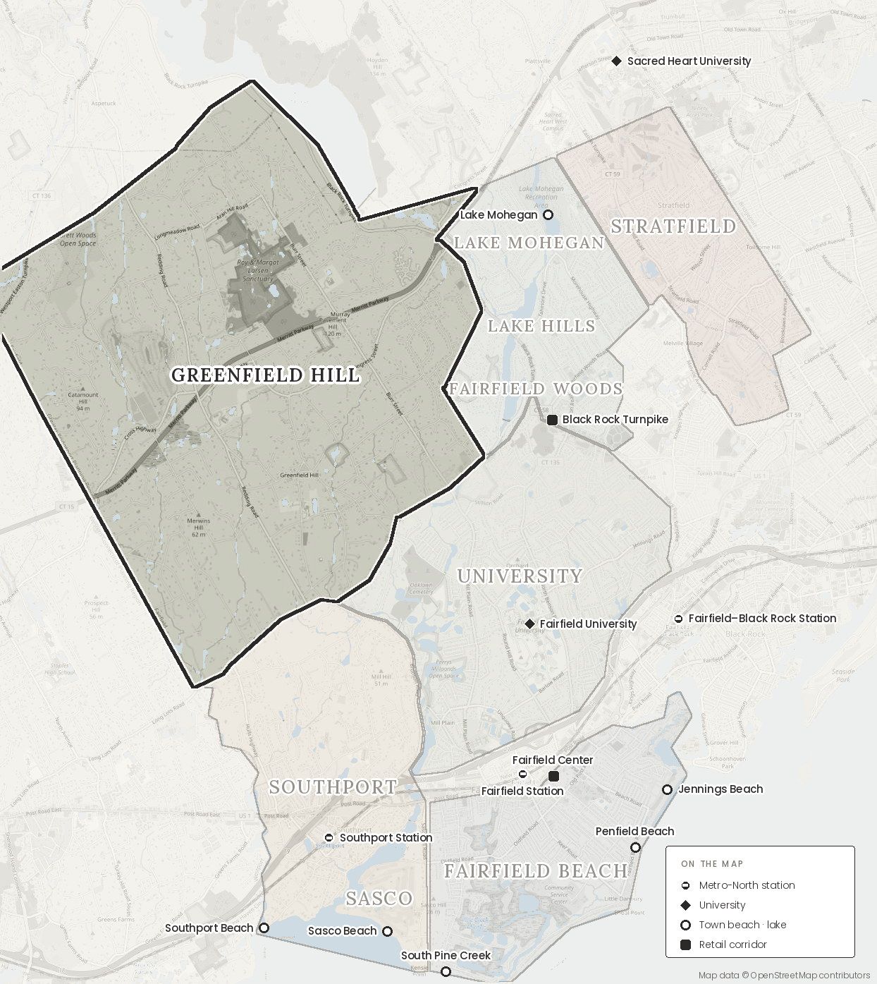 Greenfield Hill within Fairfield