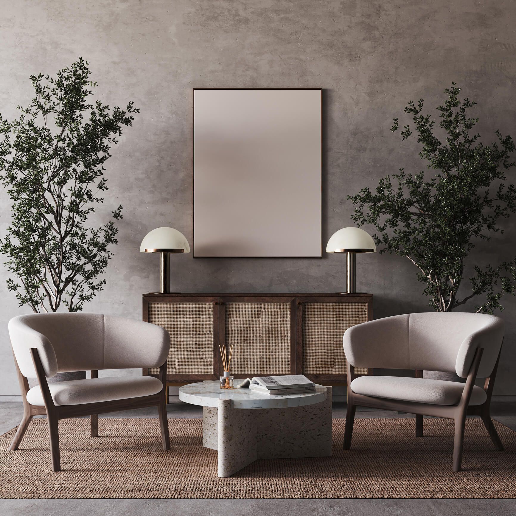 Agent house tour with couple