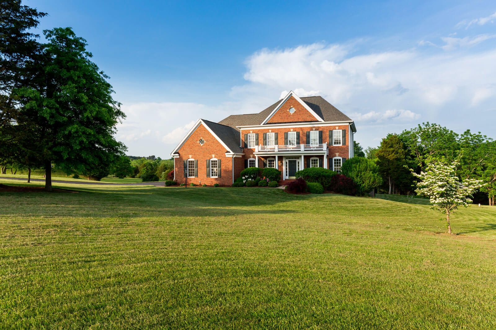 Family views home