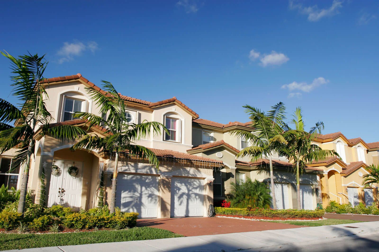 Family views home