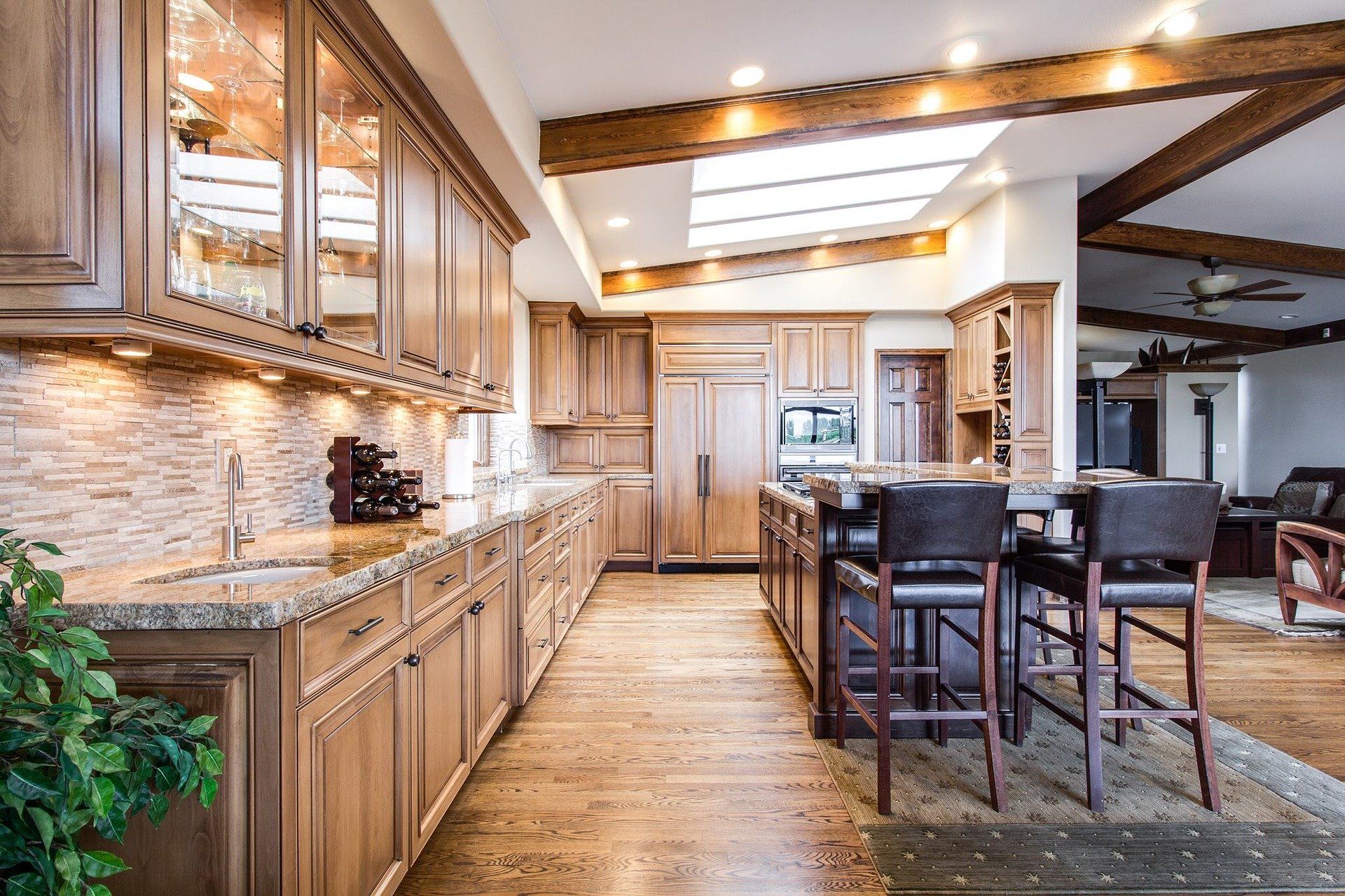 Couple cuddles on couch