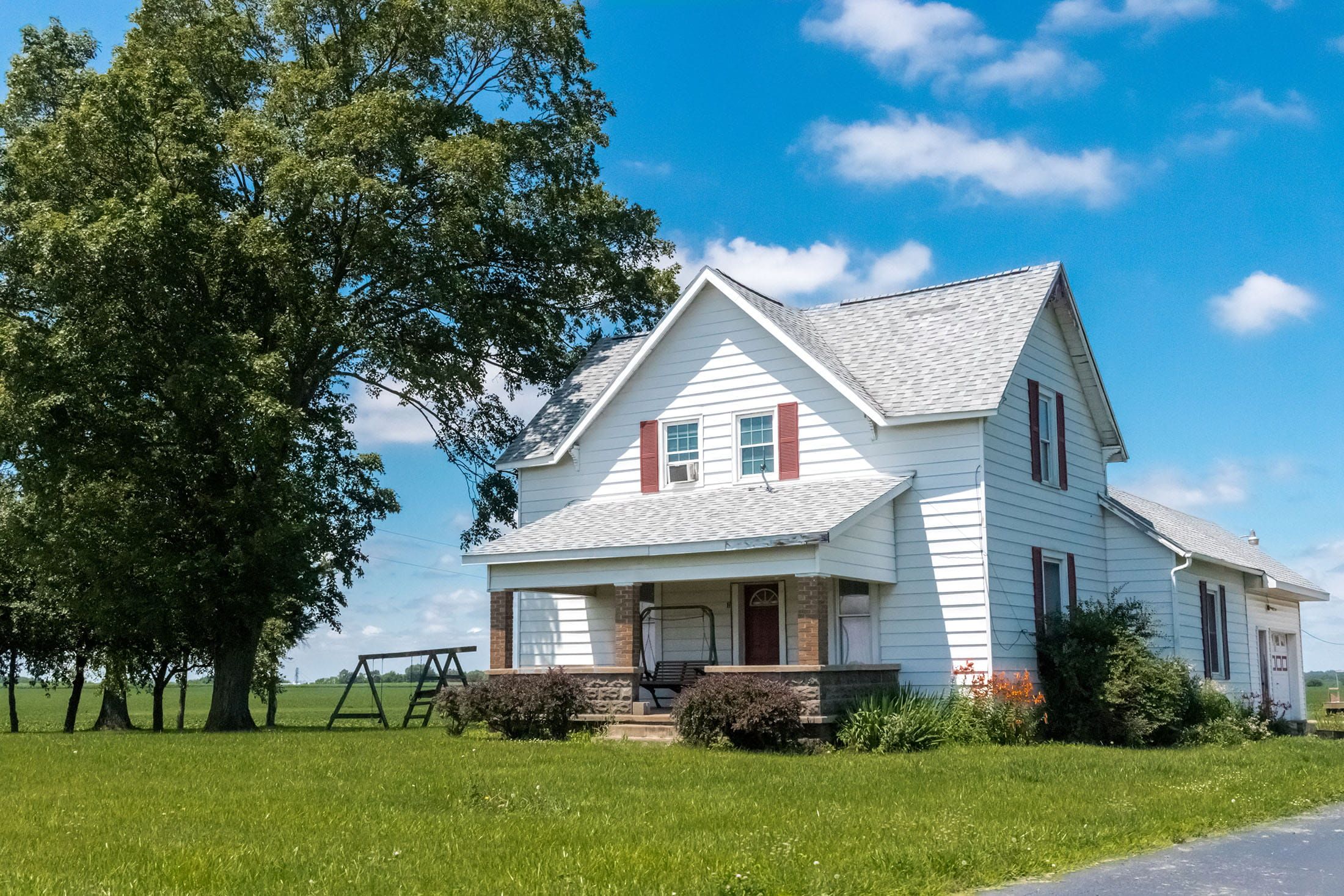 Rural home in Indiana