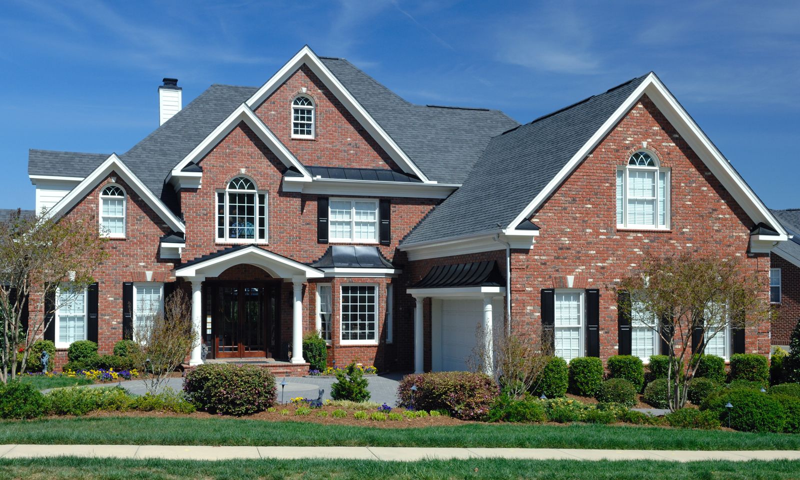 Family views home