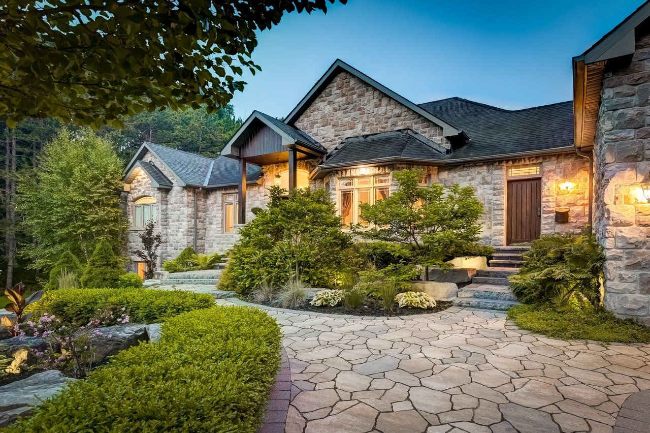 Family views home