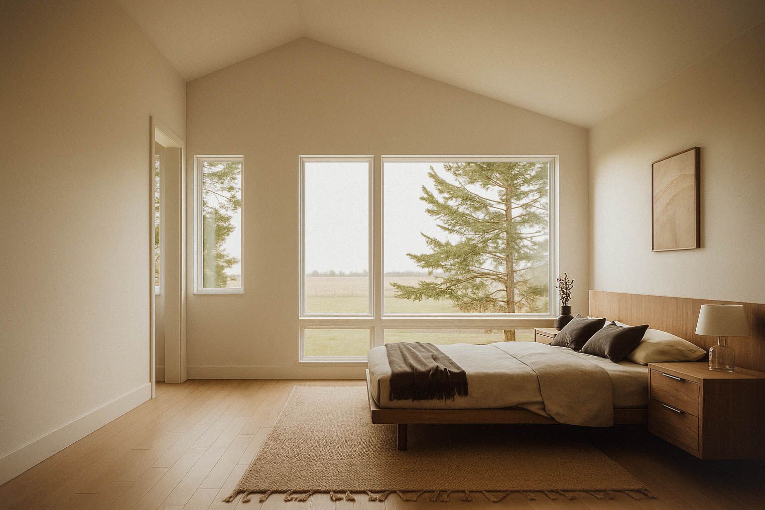 bedroom in Fieldlight Row unit