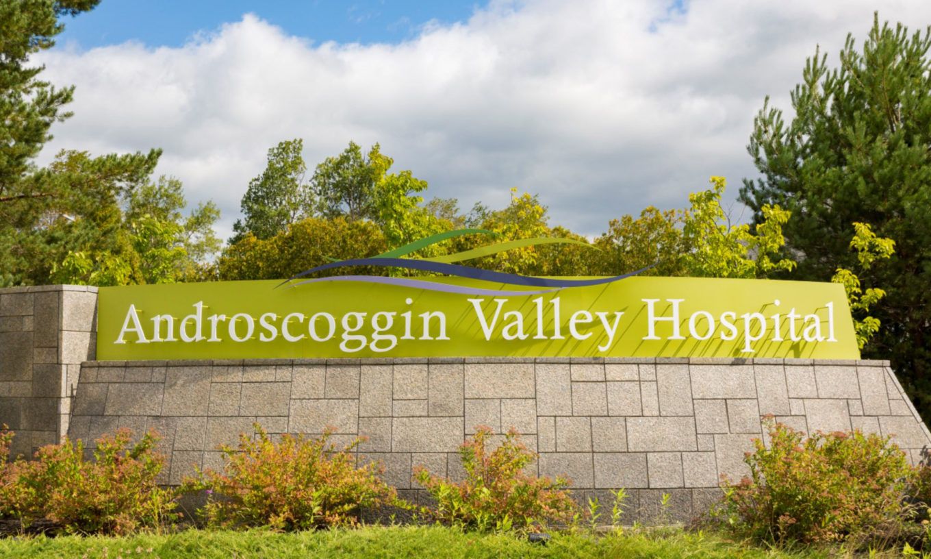 Androscoggin Valley Hospital Sign