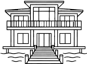 waterfront clubhouse icon