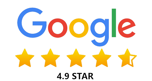 Google 4.9 Star Rating