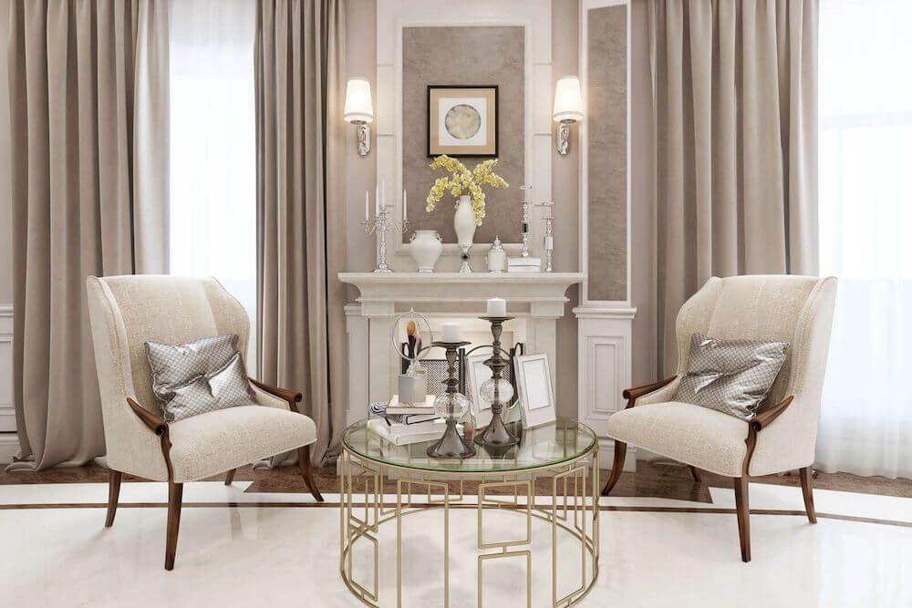 Agent house tour with couple