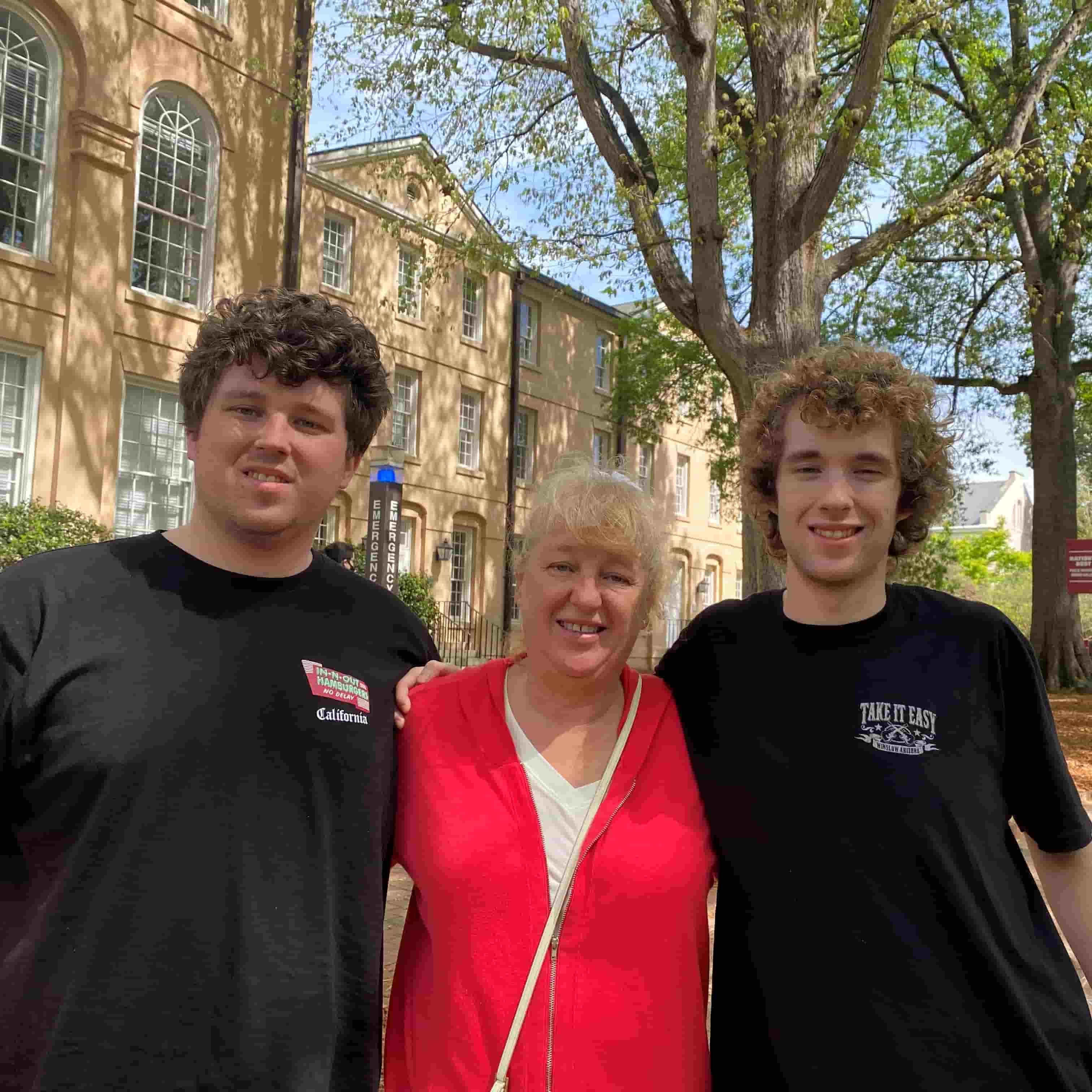 Margaret and her kids