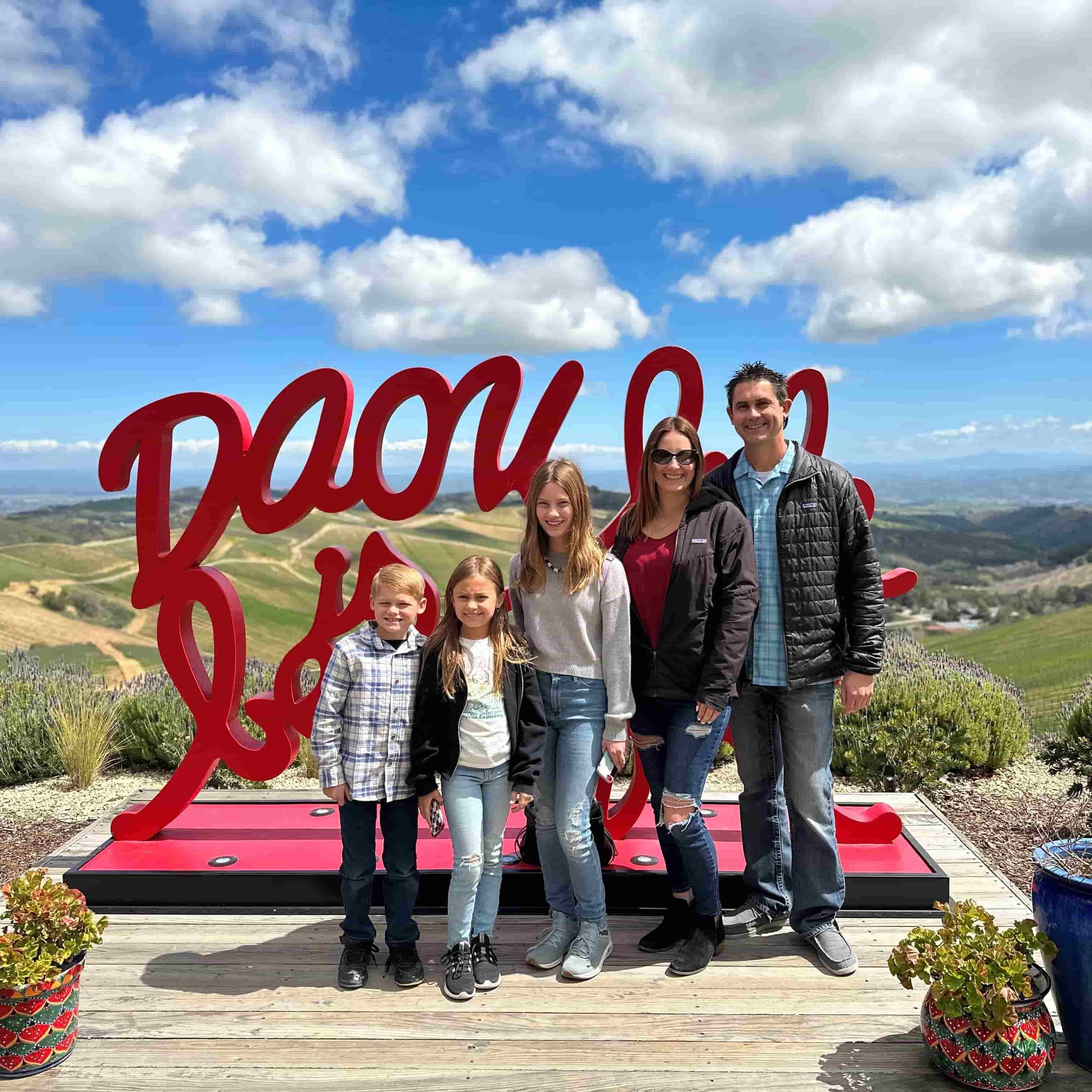 Vanessa and her family