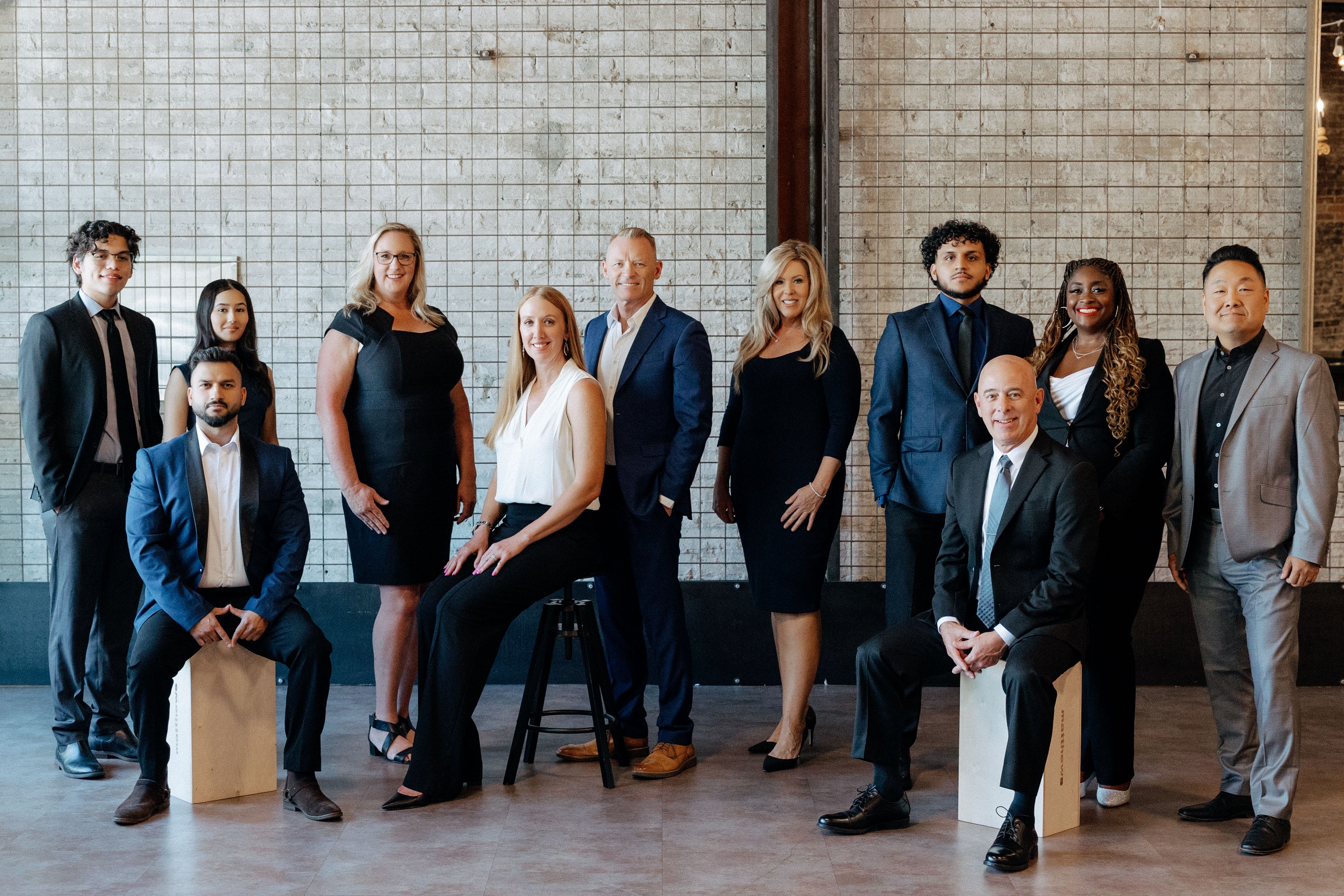 Agent house tour with couple