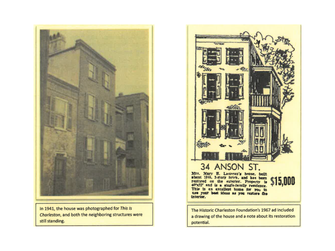 Historic Charleston Foundation – 34 Anson Street Ad