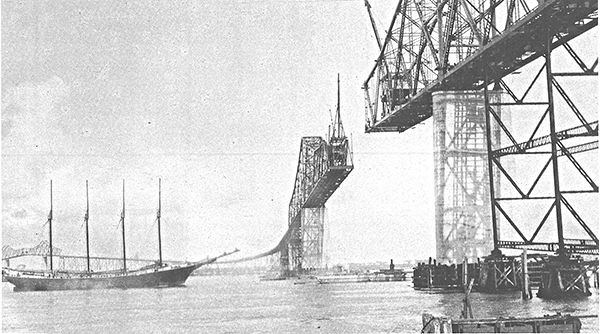 Construction of Cooper River Bridge 1929