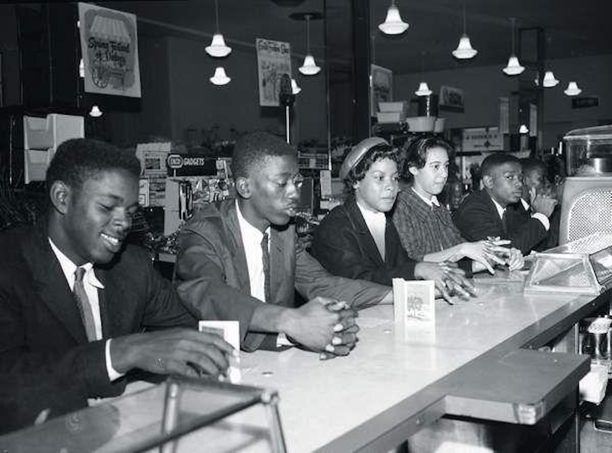 24 students participate in the Kress Sit-in