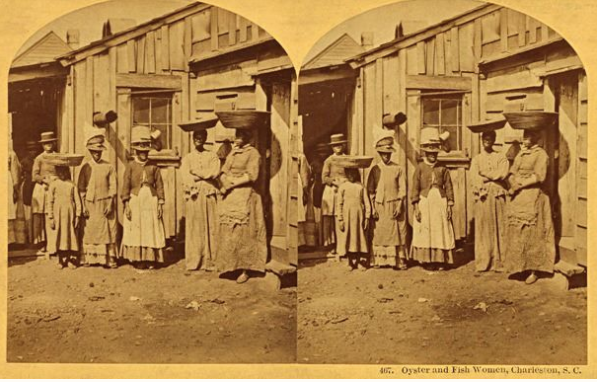 Oyster and fish women in Charleston, SC