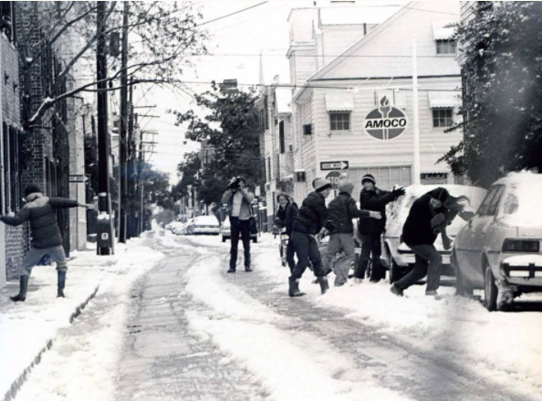 Snowball Fight on Tradd Street