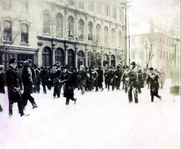 Snowballing on Broad Street