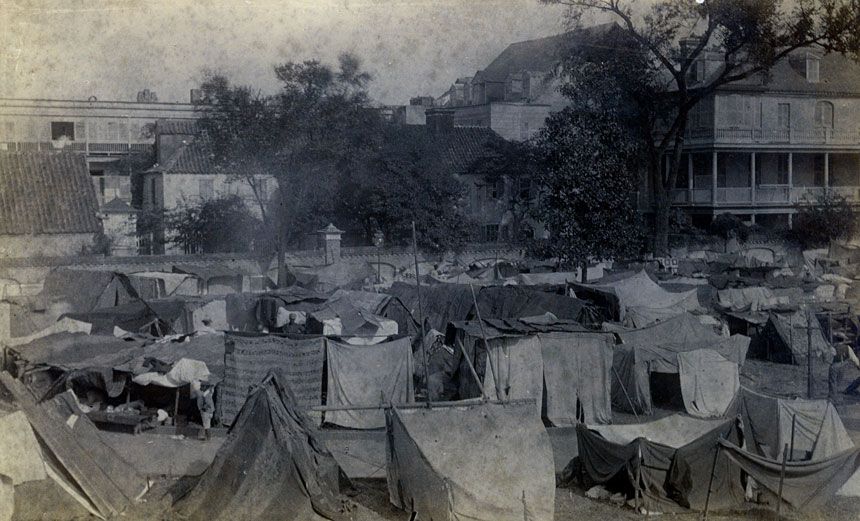 Camping displaced in Washington Park on Broad Street