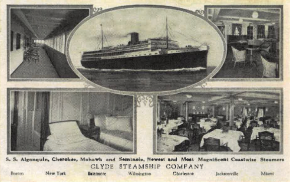 Clyde Steamship Company Vintage Advertisement