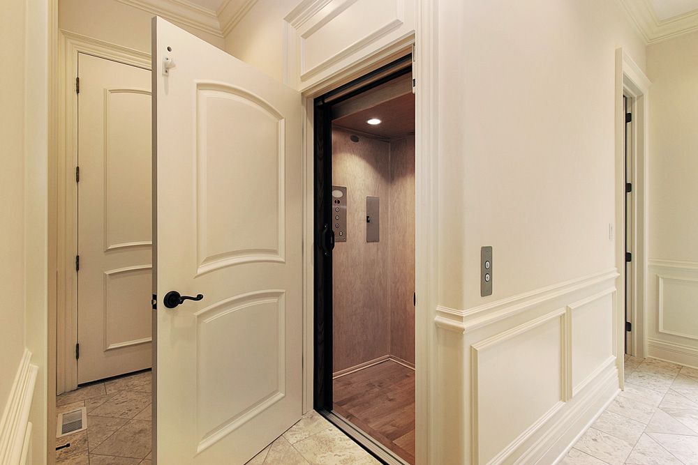 elevator in residential building