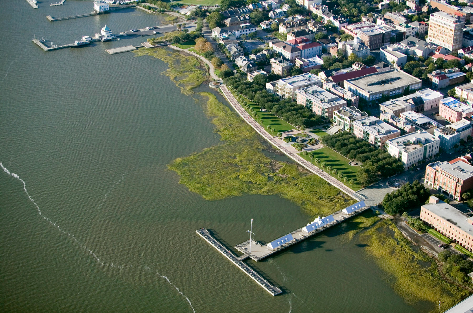 Waterfront Park Now, from above.