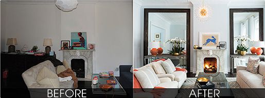 room before and after expert staging