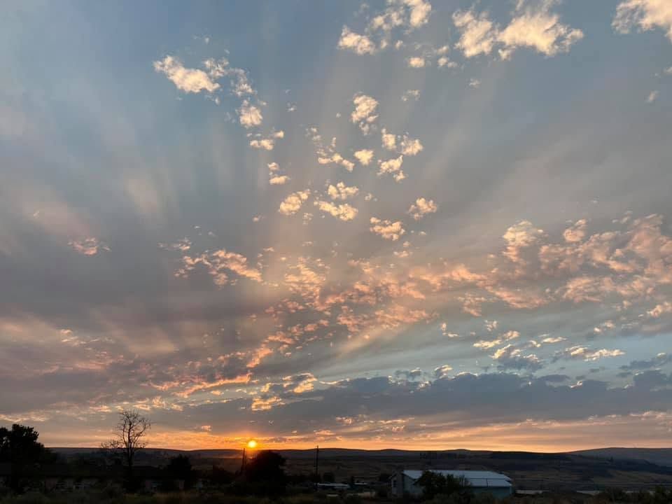 Sunset over Puyallup, Washington
