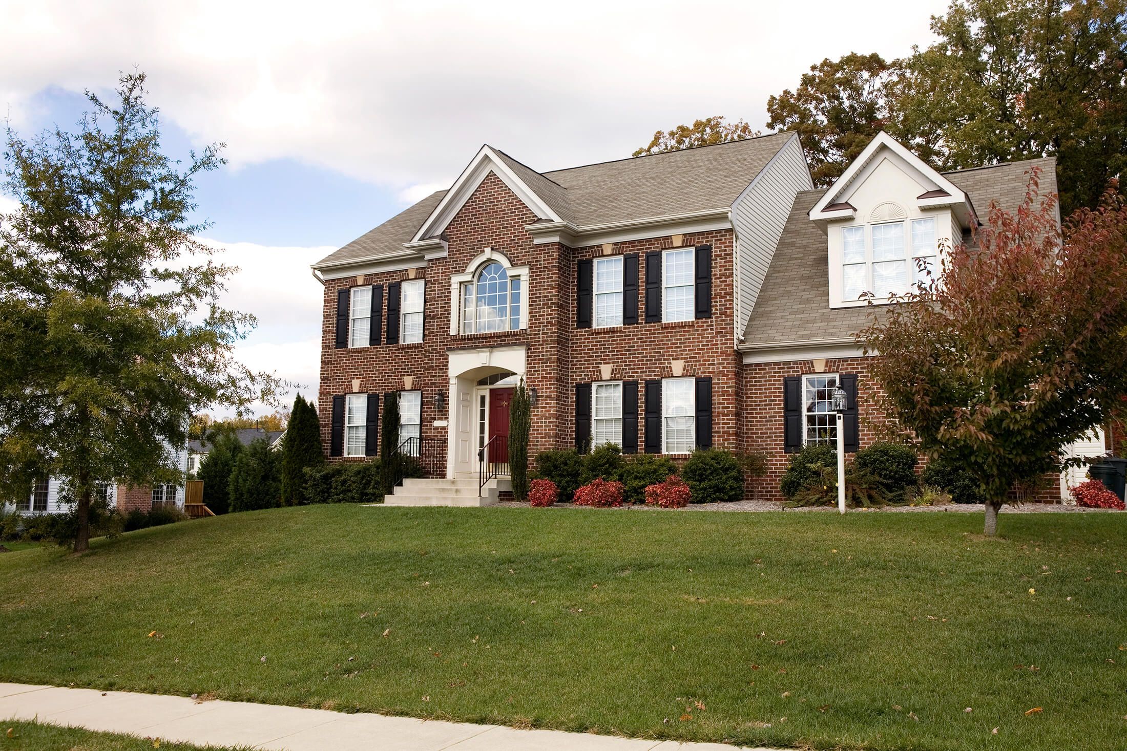 Family views home