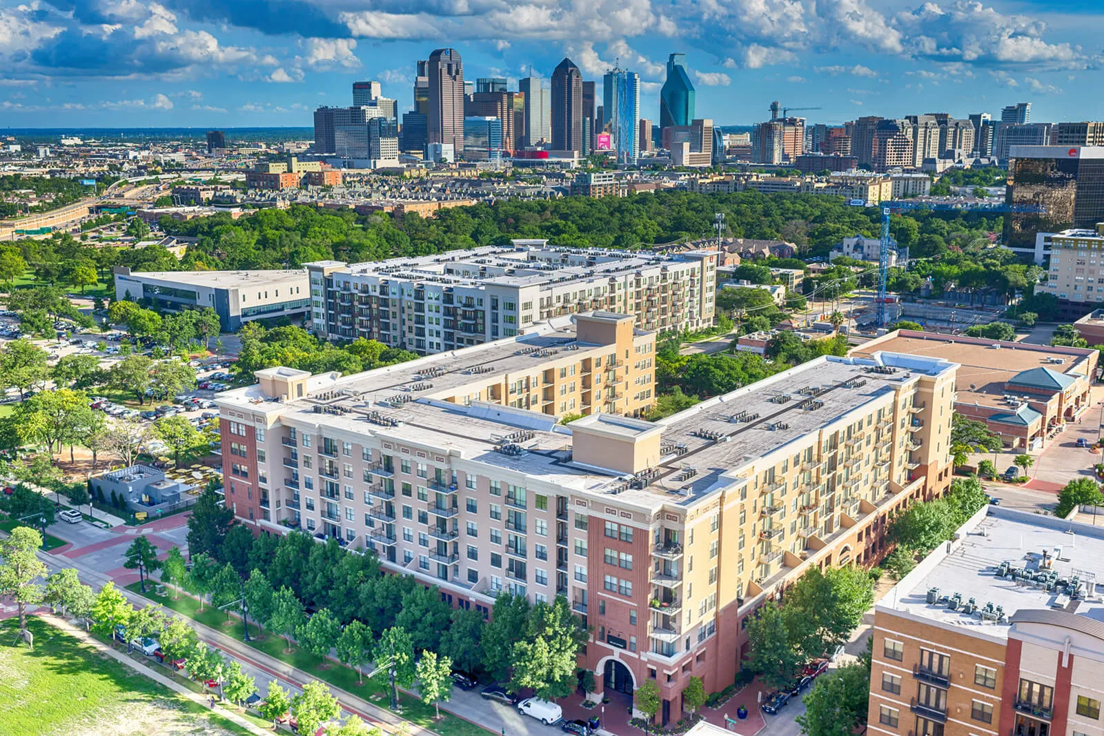 Dallas Texas city skyline