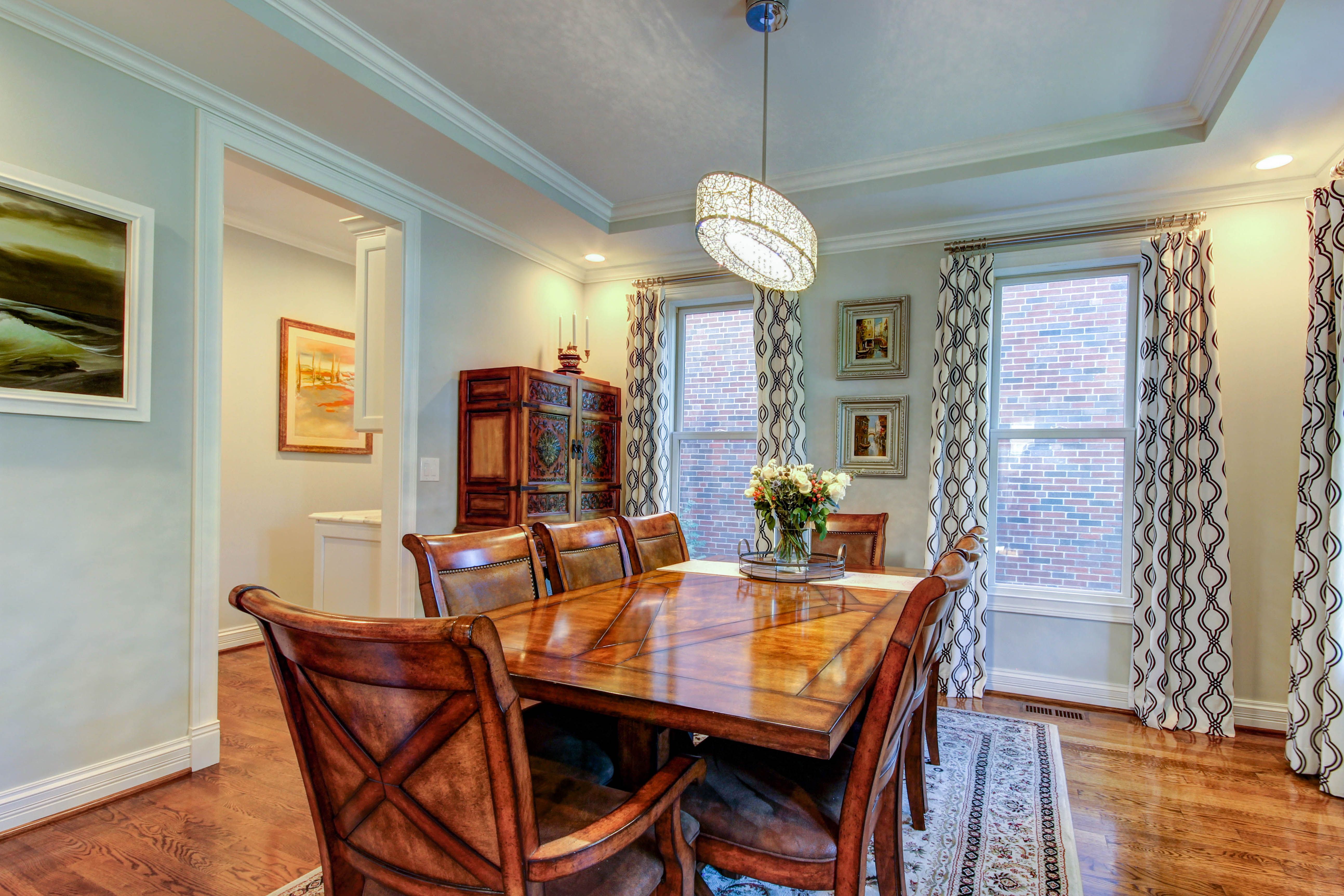 Agent house tour with couple