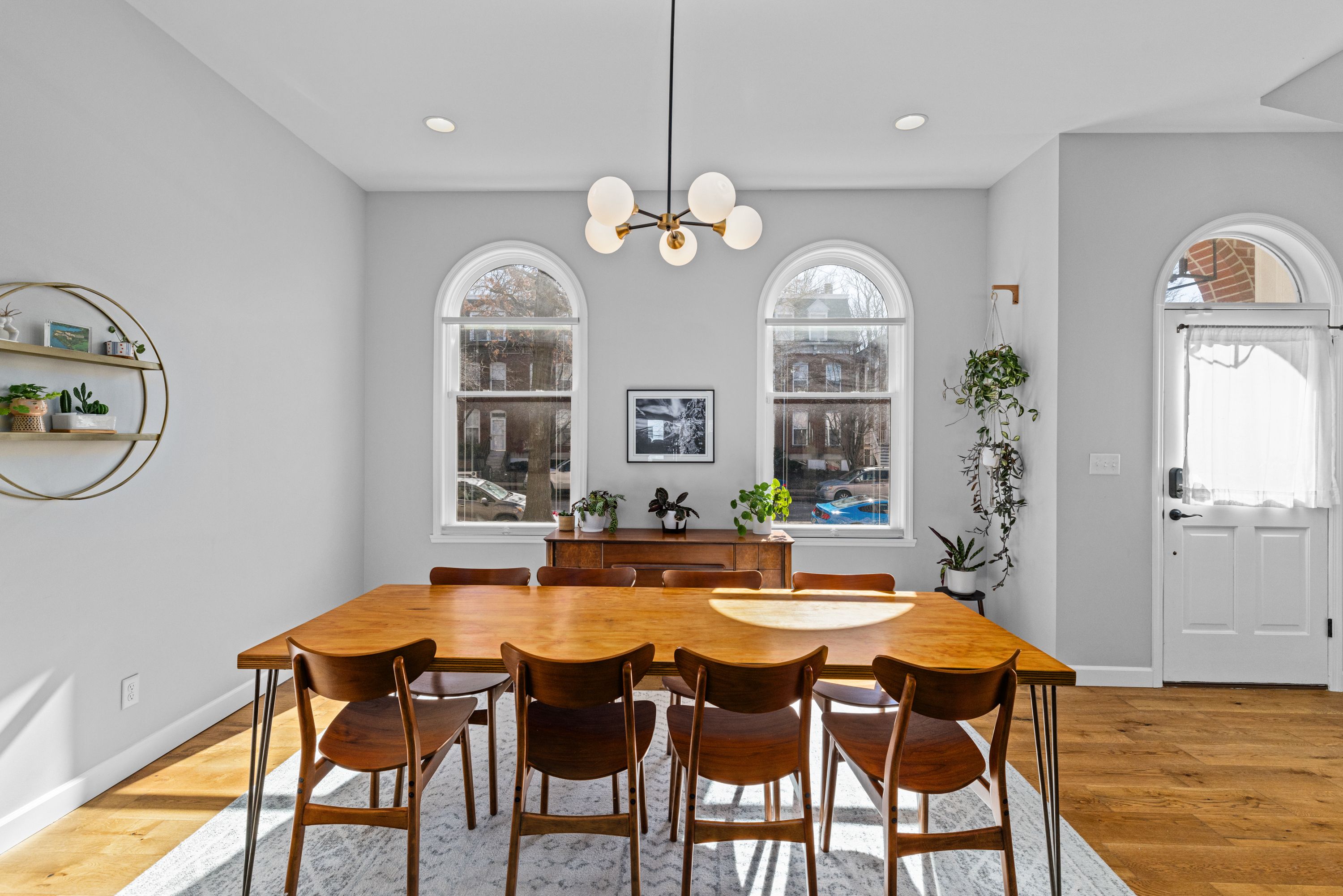 Agent house tour with couple